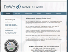 Tablet Screenshot of dewo.info